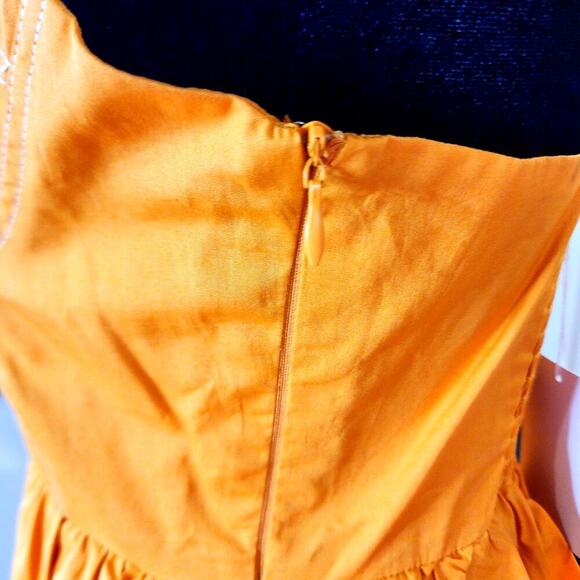 MISA Los Angeles Rosie Bustier Peplum-Waist Poplin Maxi Dress - Picture 4 of 10